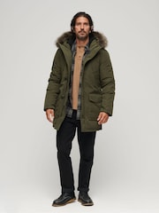 Superdry Green Everest Faux Fur Hooded Parka - Image 2 of 6