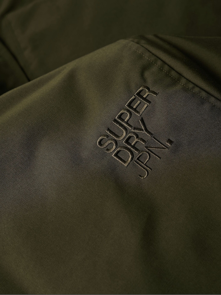 Superdry Green Everest Faux Fur Hooded Parka - Image 6 of 6
