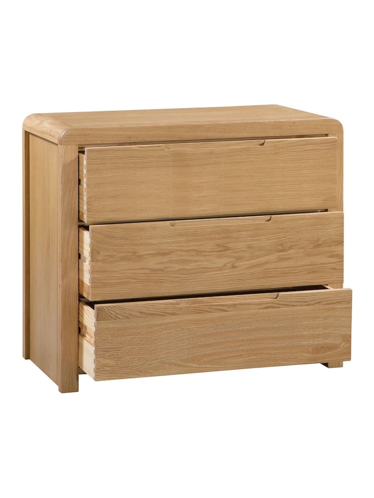 Julian Bowen Oak Kemble Standard Chest - Image 4 of 4 Julian Bowen Oak Kemble Standard Chest - Image 4 of 4