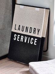 Mono Collapsible Slogan Laundry Basket - Image 3 of 4