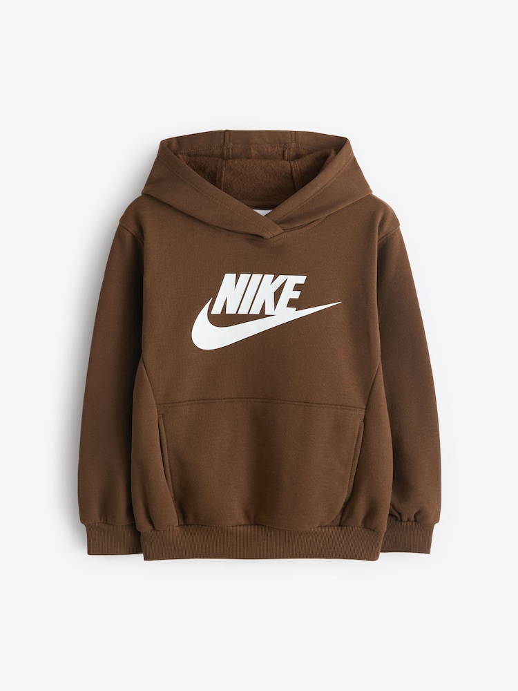 Nike Brown Little Kids Club Fleece Tracksuit Set - Image 2 of 3