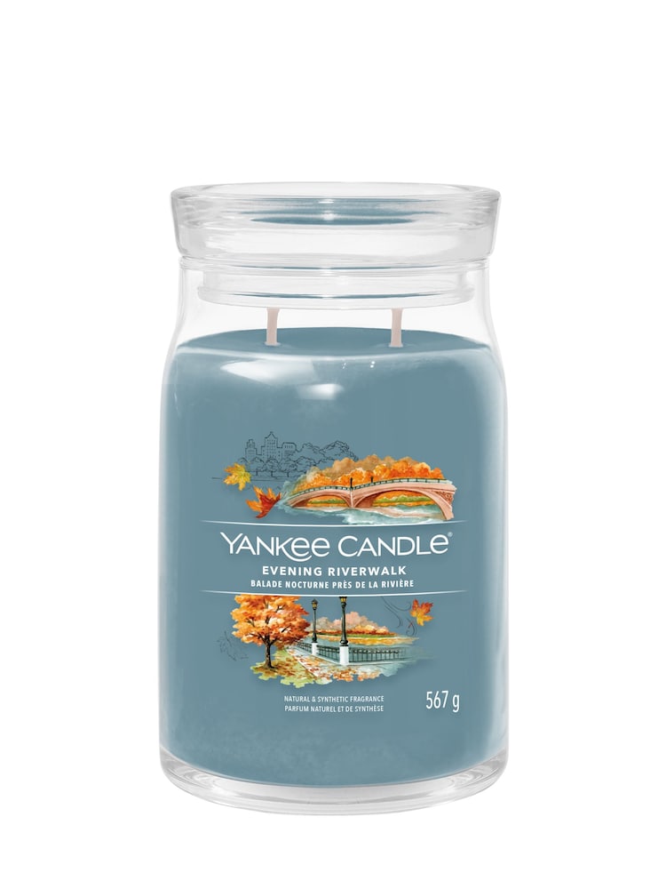 Yankee Candle Brown Signature Large Jar Evening Riverwalk Scented Candle - Image 2 of 3