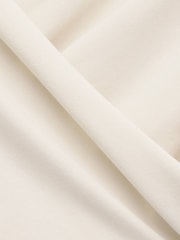 Mango Cream Wrap Detail Fitted T-Shirt - Image 7 of 8