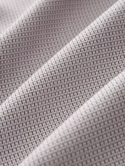 Neutral Brown Regular Fit Double Cuff Signature Textured Trimmed Formal Shirt - Image 2 of 7