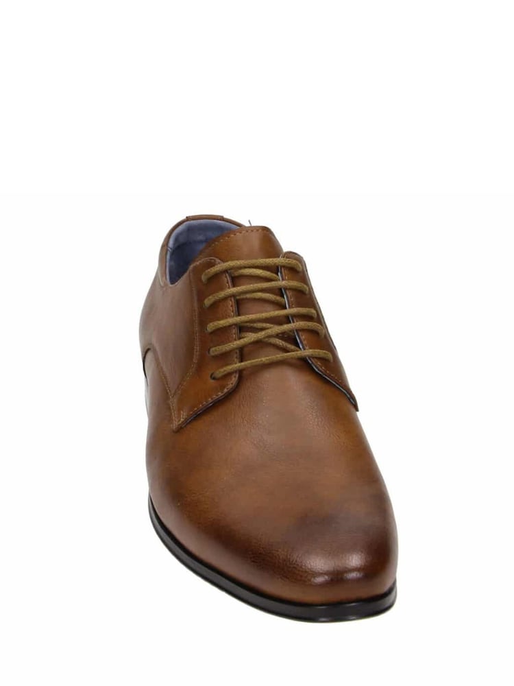 Novo Brown NOEL Smart Lace Up Derby Shoes - Image 4 of 4 Novo Brown NOEL Smart Lace Up Derby Shoes - Image 4 of 4