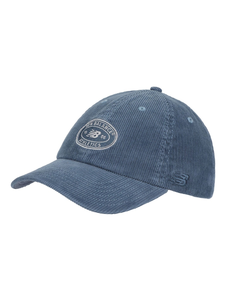 Cappello New Balance 6 Panel Athletics in velluto a coste - Immagine 1 di 3