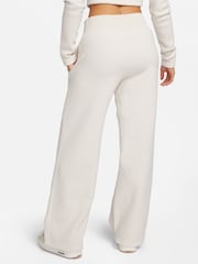 Nike Oatmeal Phoenix Plush High-Waisted Wide-Leg Cozy Fleece Joggers - Image 2 of 8