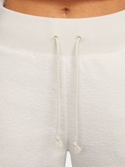 Nike Oatmeal Phoenix Plush High-Waisted Wide-Leg Cozy Fleece Joggers - Image 4 of 8