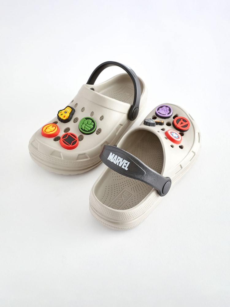 Neutral Marvel Clogs - Image 5 of 5
