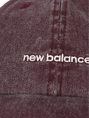 New Balance Red 6 Panel Linear Logo Hat - Image 3 of 3