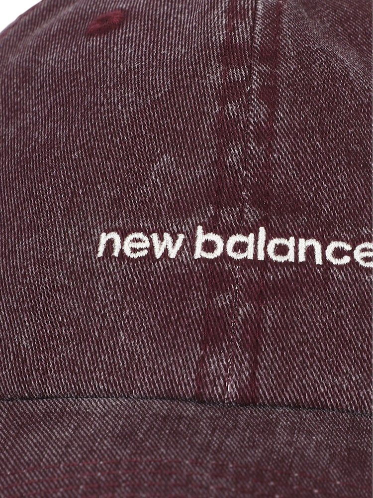 New Balance Red 6 Panel Linear Logo Hat - Image 3 of 3 New Balance Red 6 Panel Linear Logo Hat - Image 3 of 3