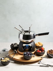 Artesa Silver Six Person Party Fondue Set - Image 1 of 2