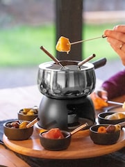 Artesa Silver Six Person Party Fondue Set - Image 2 of 2