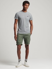 Superdry Grey Organic Cotton Vintage Embroidered T-Shirt - Image 2 of 4