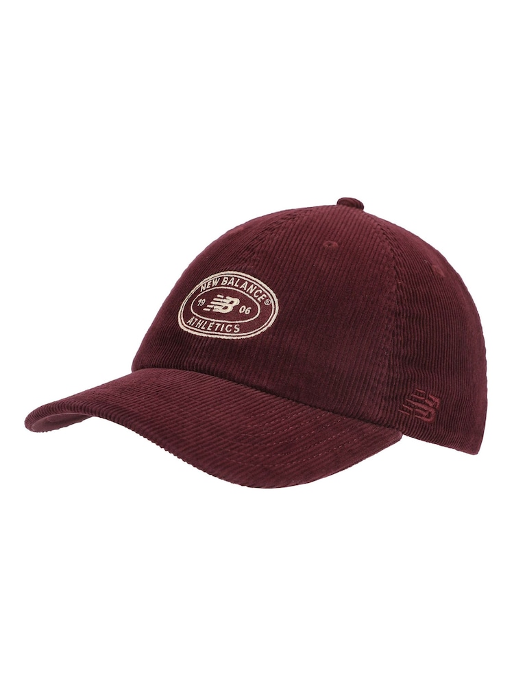 New Balance Red 6 Panel Athletics Corduroy Hat - Image 1 of 3