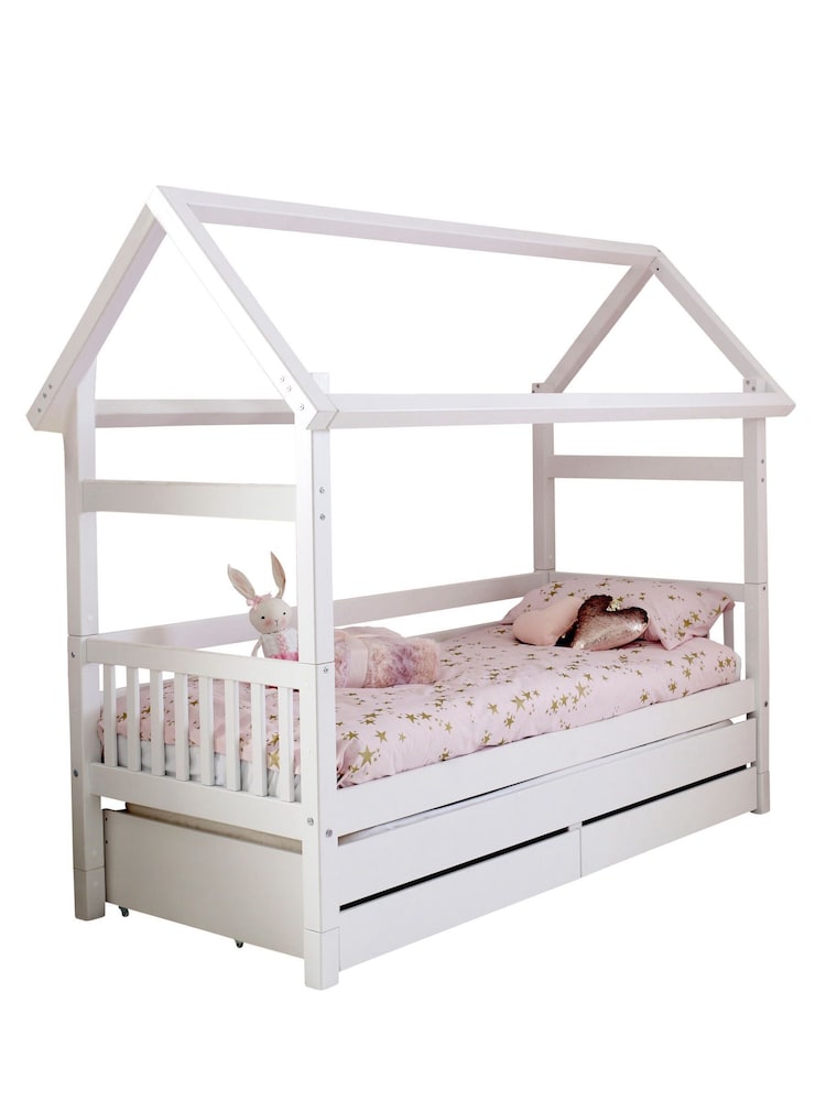 Parisot White Kids House Trundle Bed - Image 2 of 3