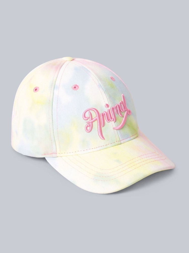 Animal White Kids Mikey 100% Cotton Tie Dye Cap - Image 1 of 5