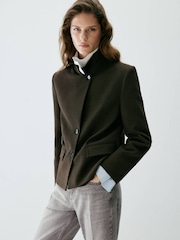 Mango Grey Marcela Straight Leg Jeans - Image 4 of 7