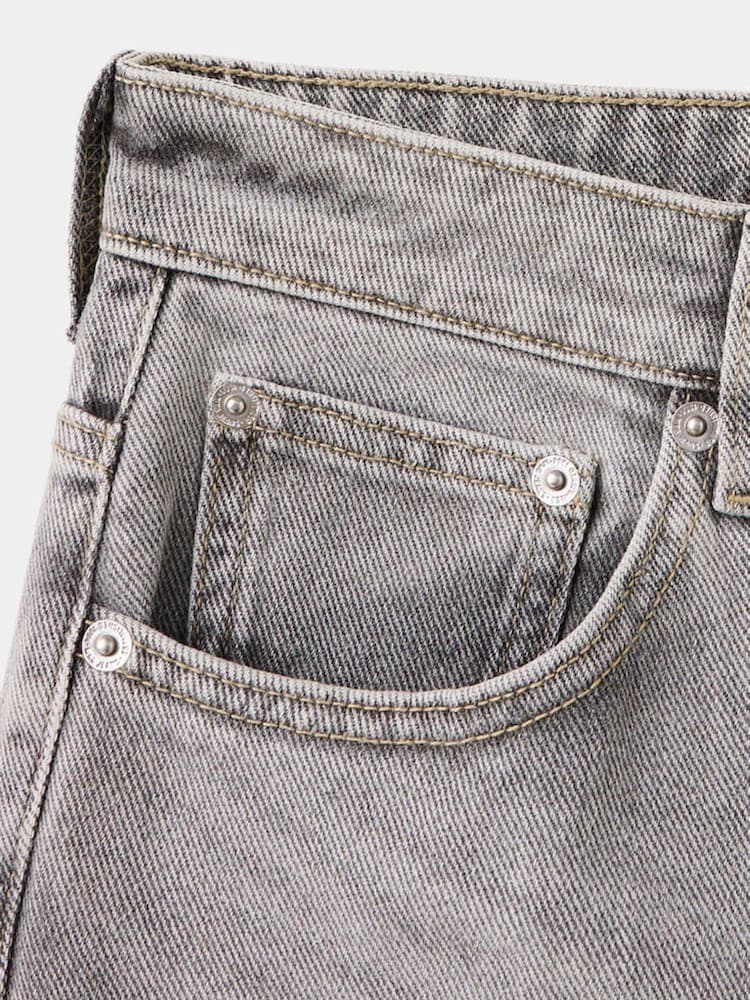 Mango Grey Marcela Straight Leg Jeans - Image 7 of 7