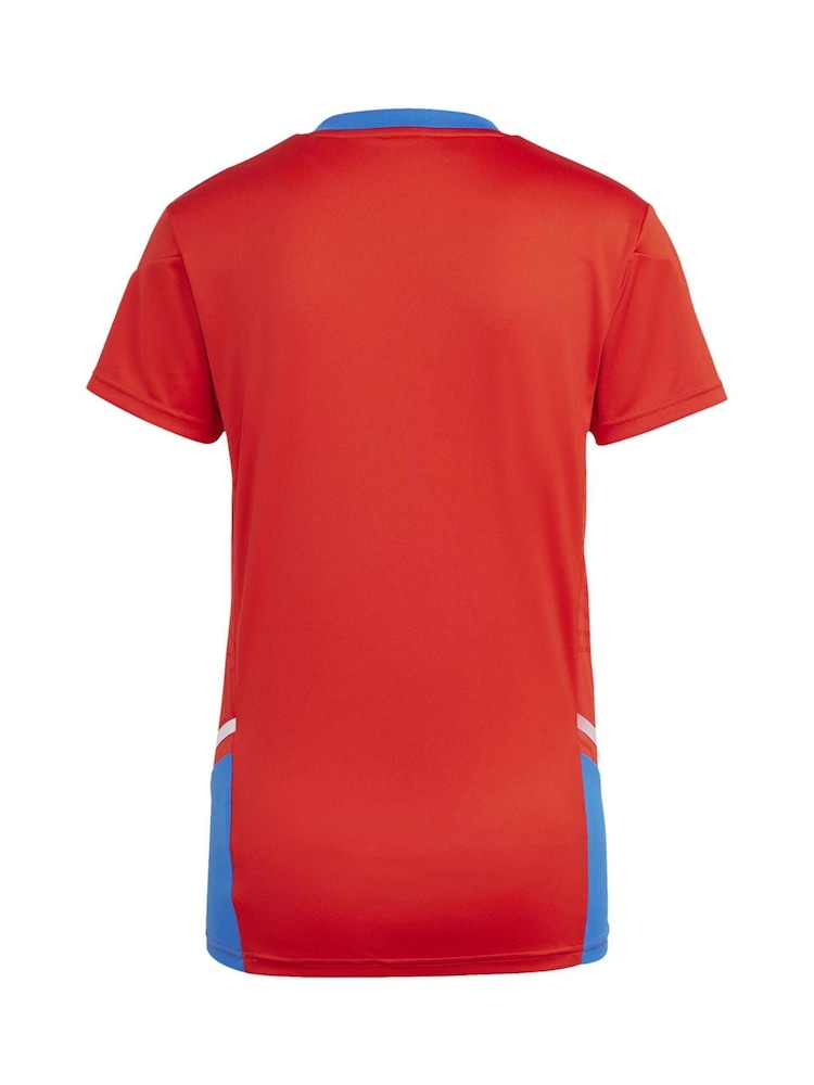 Rot / Weiß - adidas Fc Bayern Trainings-Trikot für Damen - Bild 3 von 3