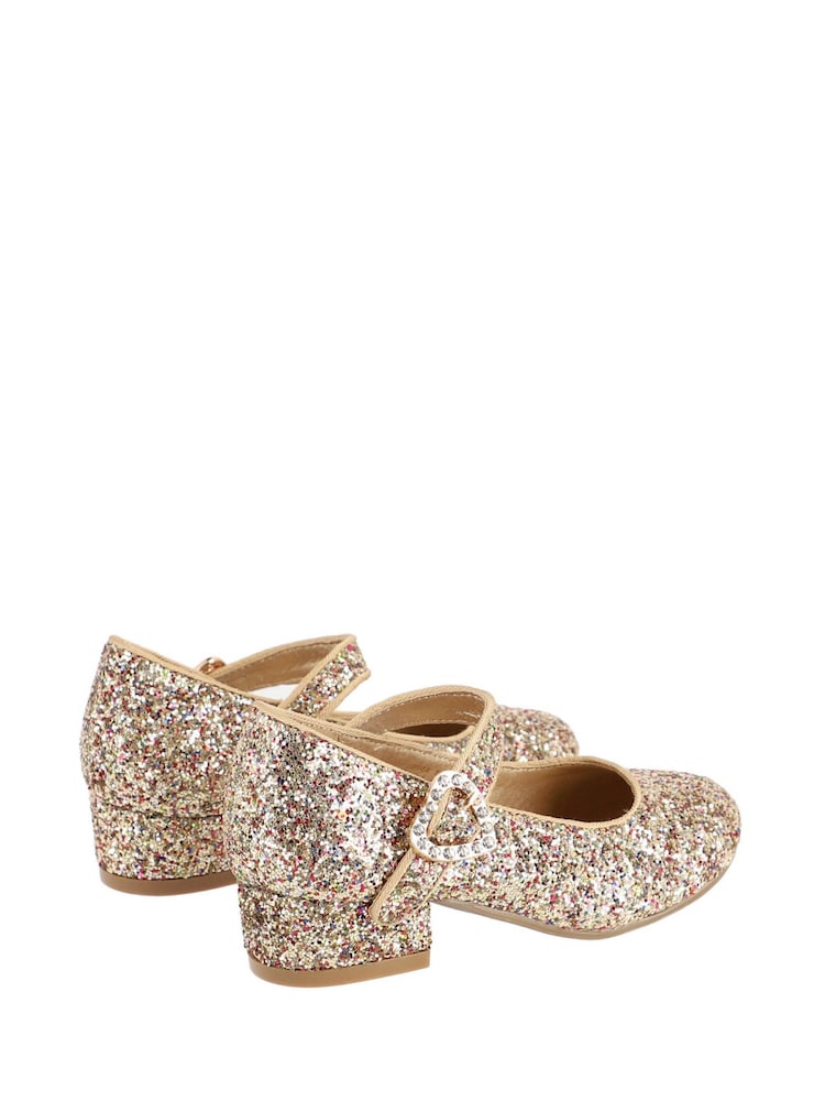 Angels Face Gold Liza Multi Heeled Shoes - Image 2 of 3