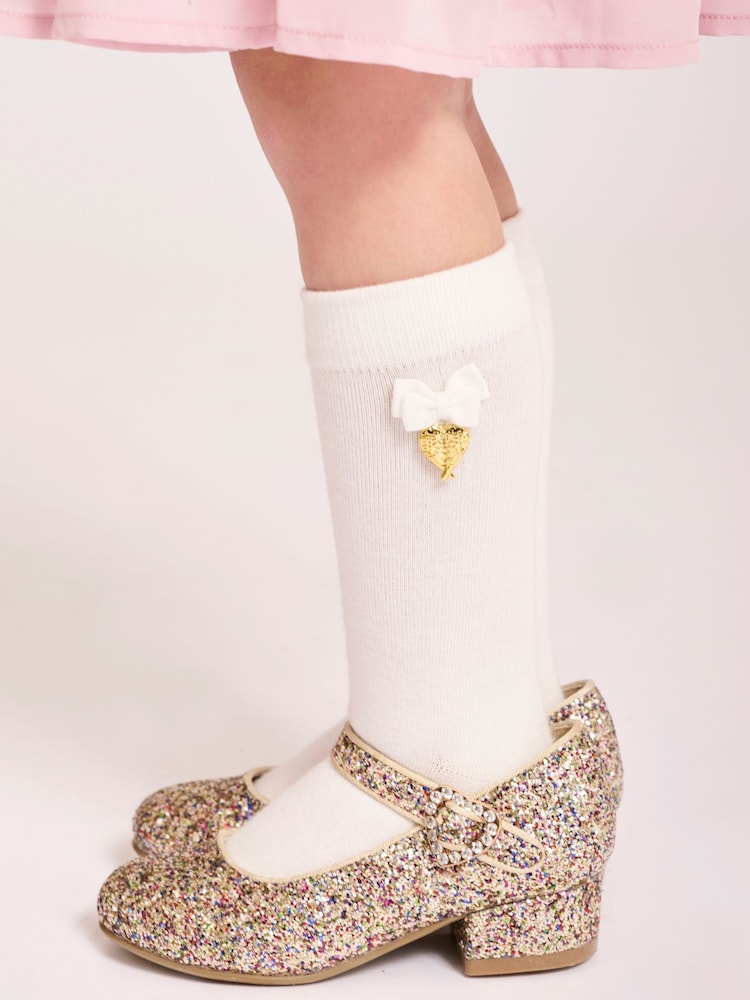 Angels Face Gold Liza Multi Heeled Shoes - Image 3 of 3