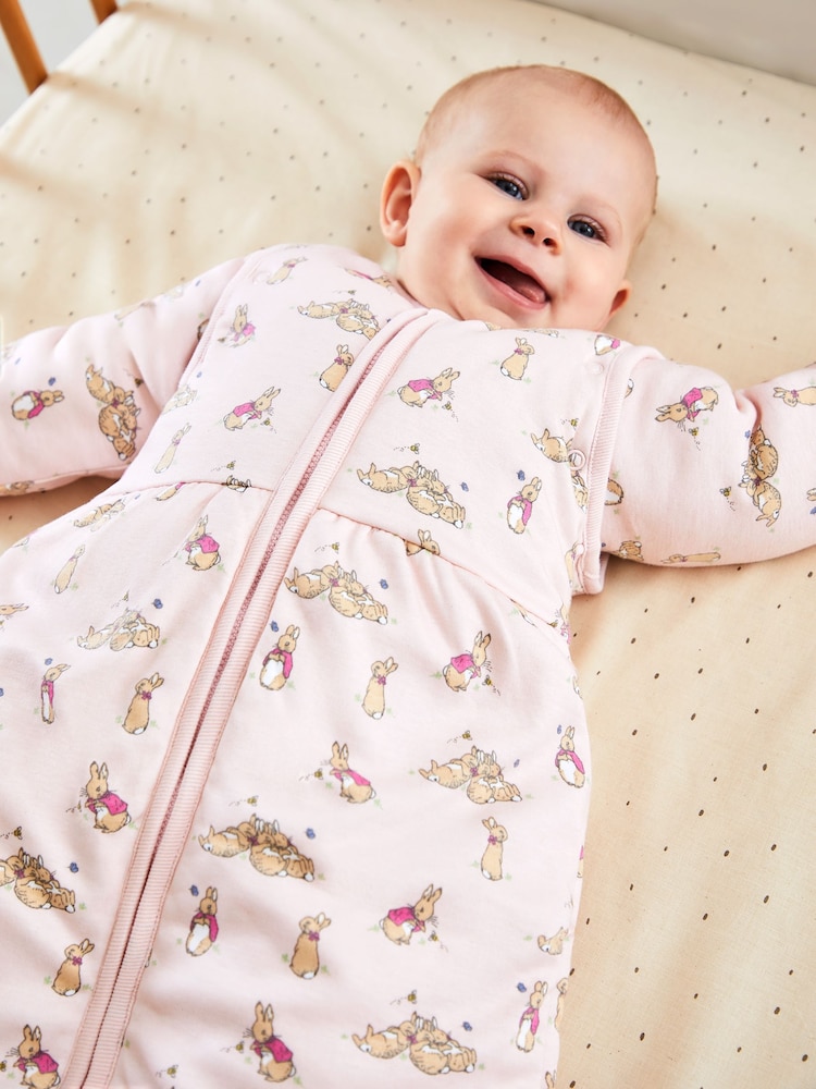 JoJo Maman Bébé Flopsy Bunny 3.5 Tog Baby Sleeping Bag - Image 1 of 6