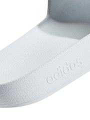 Weiß - adidas Sportswear Adilette Badesandalen - Bild 11 von 11