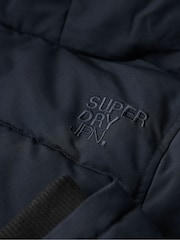 Superdry Blue Everest Hooded Puffer Bomber Jacket - Image 7 of 7