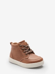 Tan Brown Standard Fit (F) Warm Lined Chukka Boots - Image 3 of 6