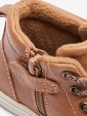Tan Brown Standard Fit (F) Warm Lined Chukka Boots - Image 6 of 6