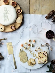 Artesa White Round Marble Cheese Board - Image 2 of 5