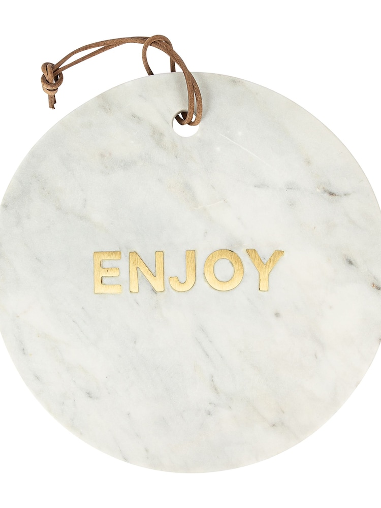 Artesa White Round Marble Cheese Board - Image 5 of 5