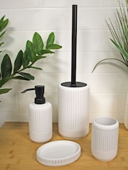 Showerdrape Grey Alexandria Concrete Set of 4 Bathroom Accessory Set - Image 1 of 4
