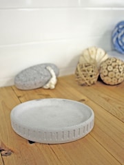 Showerdrape Grey Alexandria Concrete Set of 4 Bathroom Accessory Set - Image 3 of 4