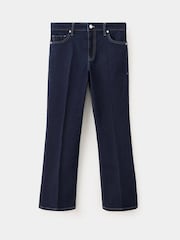 Mango Blue Sienna Ankle Crop Straight Jeans - Image 5 of 7
