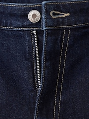 Mango Blue Sienna Ankle Crop Straight Jeans - Image 6 of 7