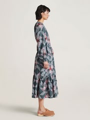 Thought Green Tarni Hemp Patchwork Midi Dress - Image 5 of 7
