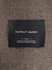 Mango Brown Wool Blend Belted Wrap Coat - Image 8 of 8