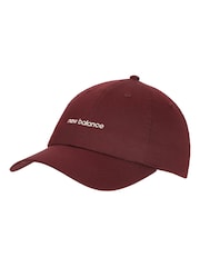 New Balance Red 6 Panel Linear Logo Hat - Image 1 of 3