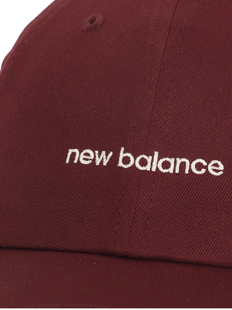 New Balance Red 6 Panel Linear Logo Hat - Image 3 of 3