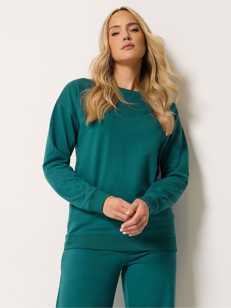 Long Tall Sally Blue Crew Neck Sweatshirt - Image 1 of 5