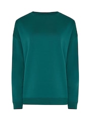 Long Tall Sally Blue Crew Neck Sweatshirt - Image 5 of 5