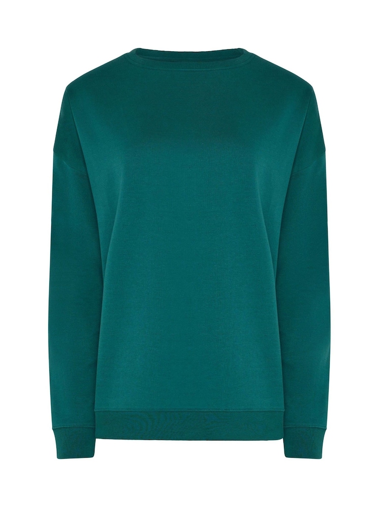 Long Tall Sally Blue Crew Neck Sweatshirt - Image 5 of 5