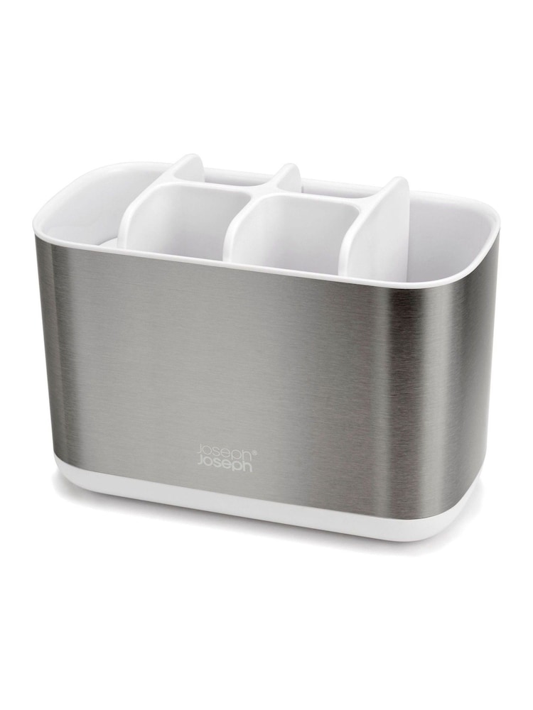 Joseph Joseph White EasyStore Steel Toothbrush Caddy - Image 4 of 4 Joseph Joseph White EasyStore Steel Toothbrush Caddy - Image 4 of 4