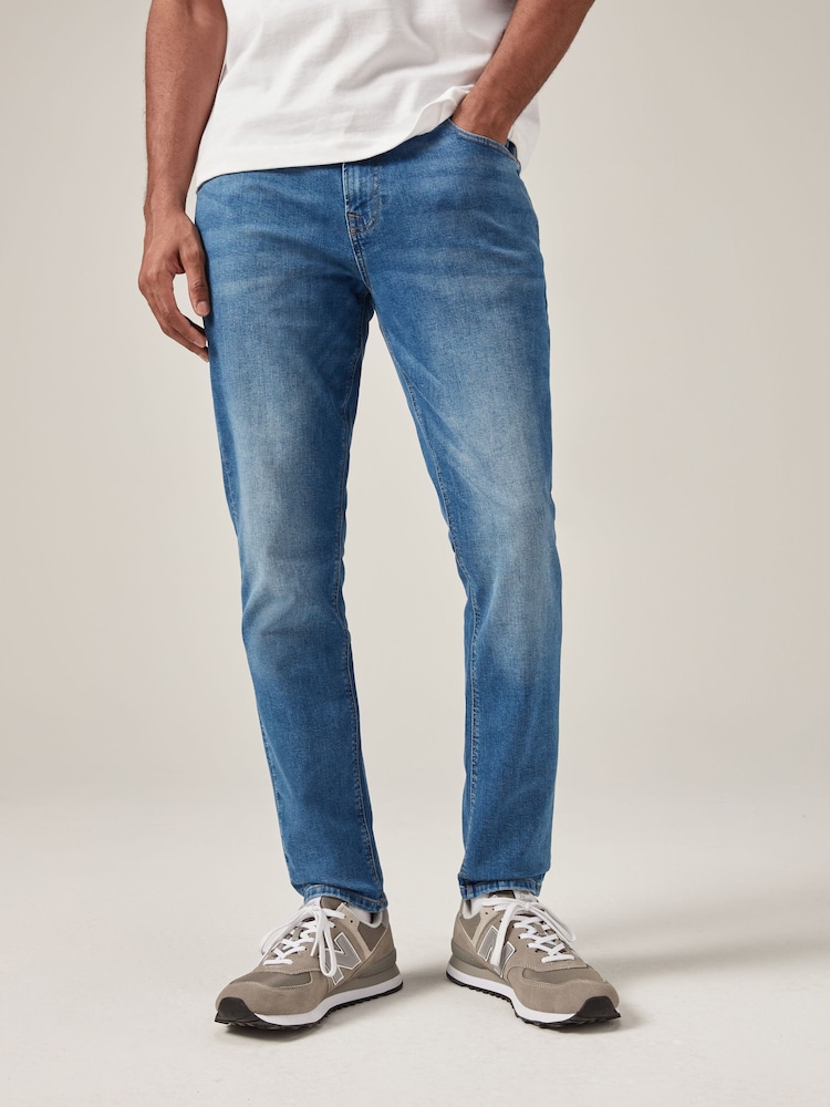 Azul claro - Individual - Vaqueros elásticos clásicos de corte skinny - Imagen 1 de 11 Azul claro - Individual - Vaqueros elásticos clásicos de corte skinny - Imagen 1 de 11