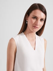 Hobbs White Nina Blouse - Image 3 of 4