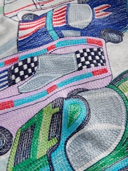 Boden Grey Longsleeve Superstitch T-Shirt - Image 3 of 3