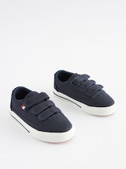 Navy Standard Fit (F) Strap Touch Fastening Shoes - Image 1 of 3