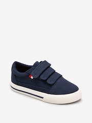 Navy Standard Fit (F) Strap Touch Fastening Shoes - Image 3 of 3